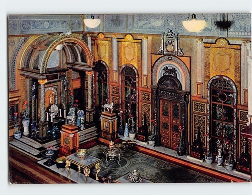 Postcard throne room titanias - postcard,