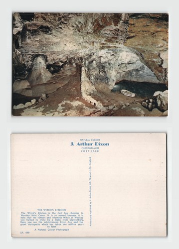 Postcard wookey hole - wookey, caves