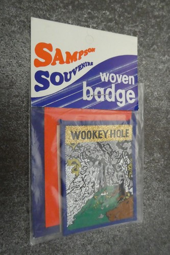 Wookey hole woven cloth patch - woven,
