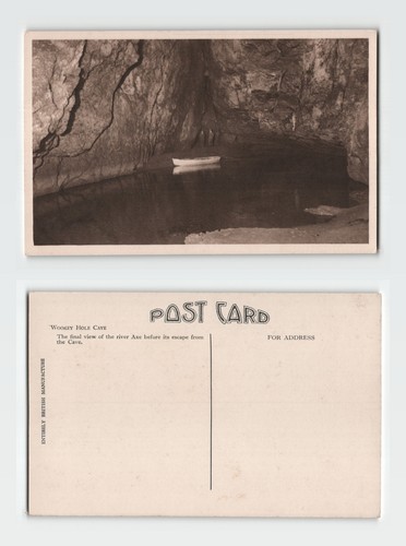 Postcard wookey hole cave - -,