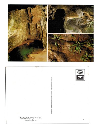 Vintage postcard wookey hole - -,