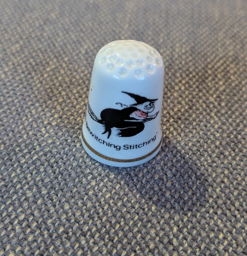 Fine bone china thimble - bone,