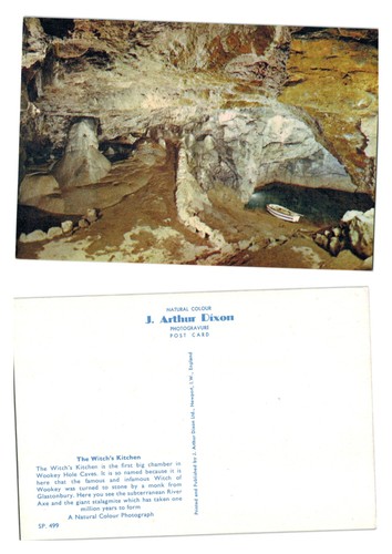 Postcard wookey hole - wookey,