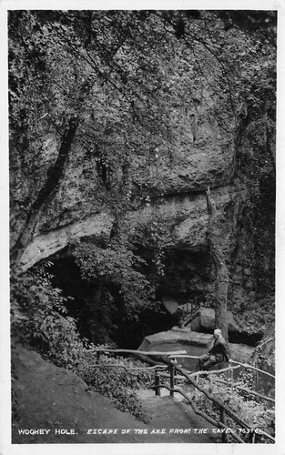 Wookey hole cave - cave, c1946