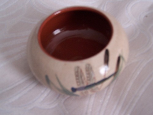 Pottery pin bowl wookey - bowl,
