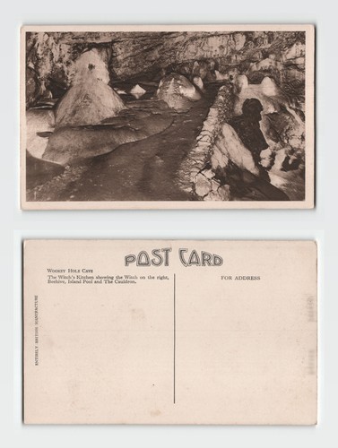 Postcard wookey hole cave - postcard,