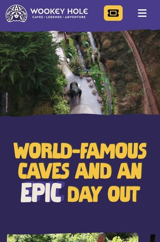 Wookey hole caves 1 adult - hole, 2x