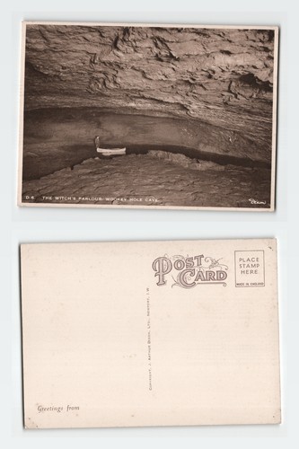 Vintage postcard wookey hole - vintage,