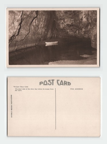 Vintage postcard wookey hole - wookey,