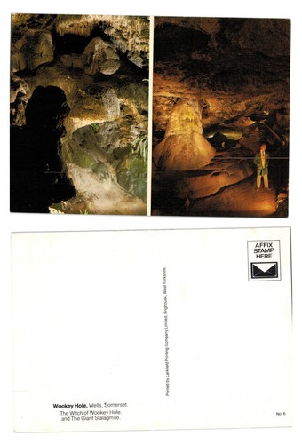 Postcard wookey hole wells - postcard,