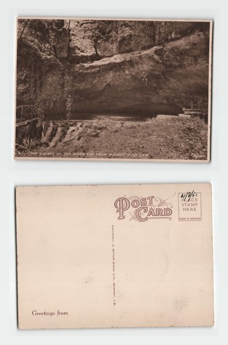 Vintage postcard wookey - vintage, hole