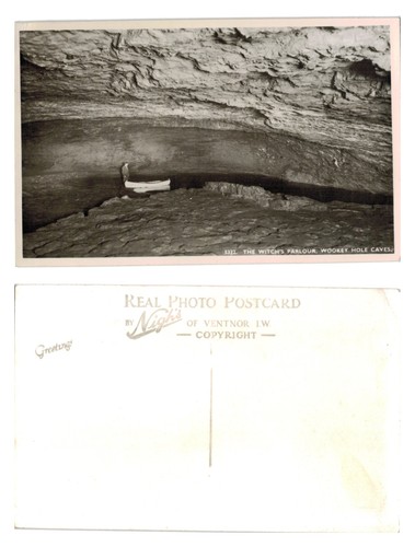 Vintage postcard wookey hole - postcard,