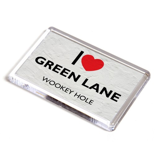 Fridge magnet love green - magnet, i